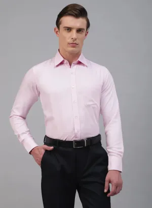 Pink Bamboo Rayon Full Sleeve Shirt