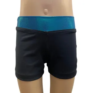 PW Dancewear Agile Hotpants - Peacock Blue Mistique