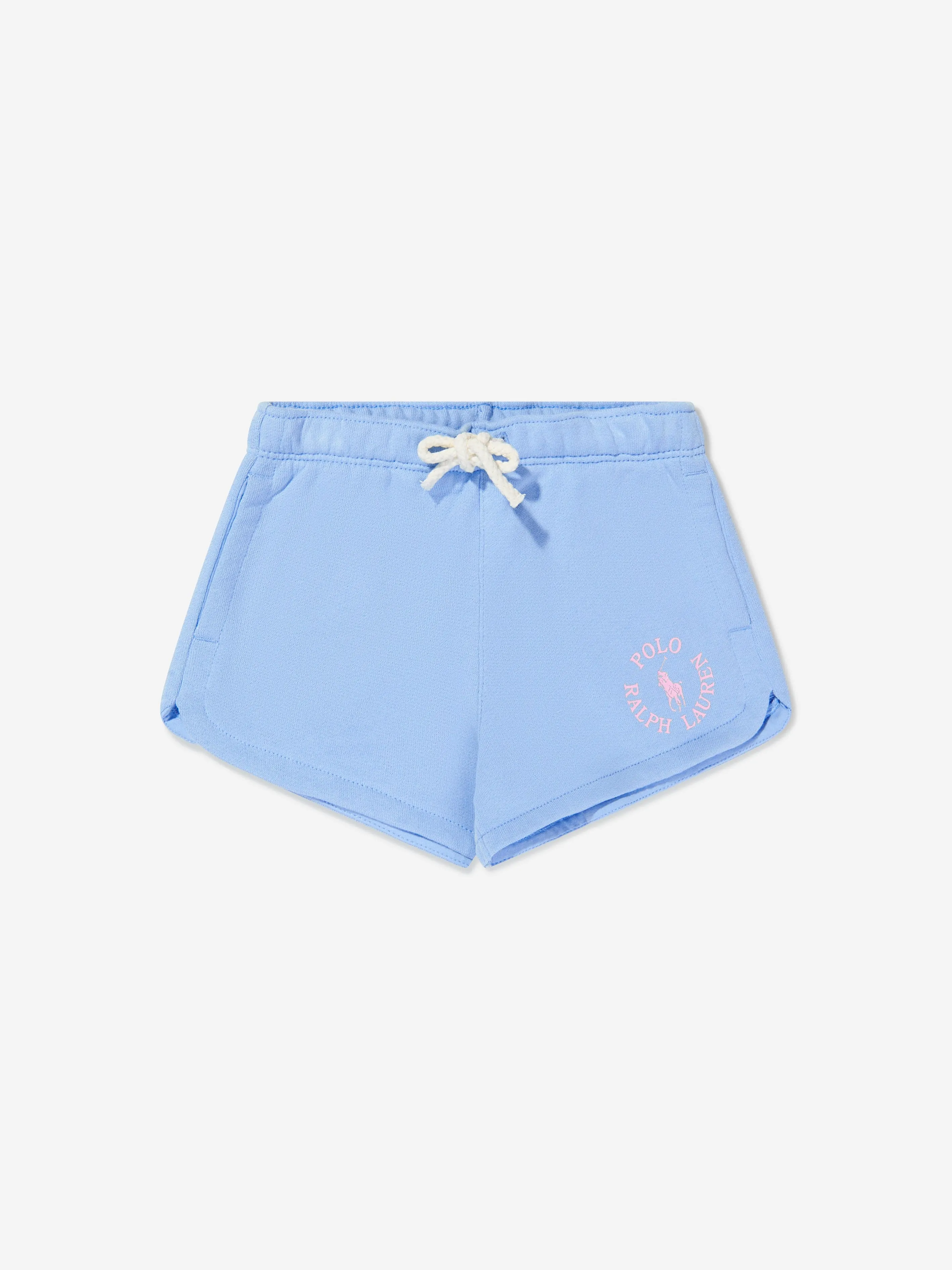 Ralph Lauren Girls Prepster Logo Shorts in Blue