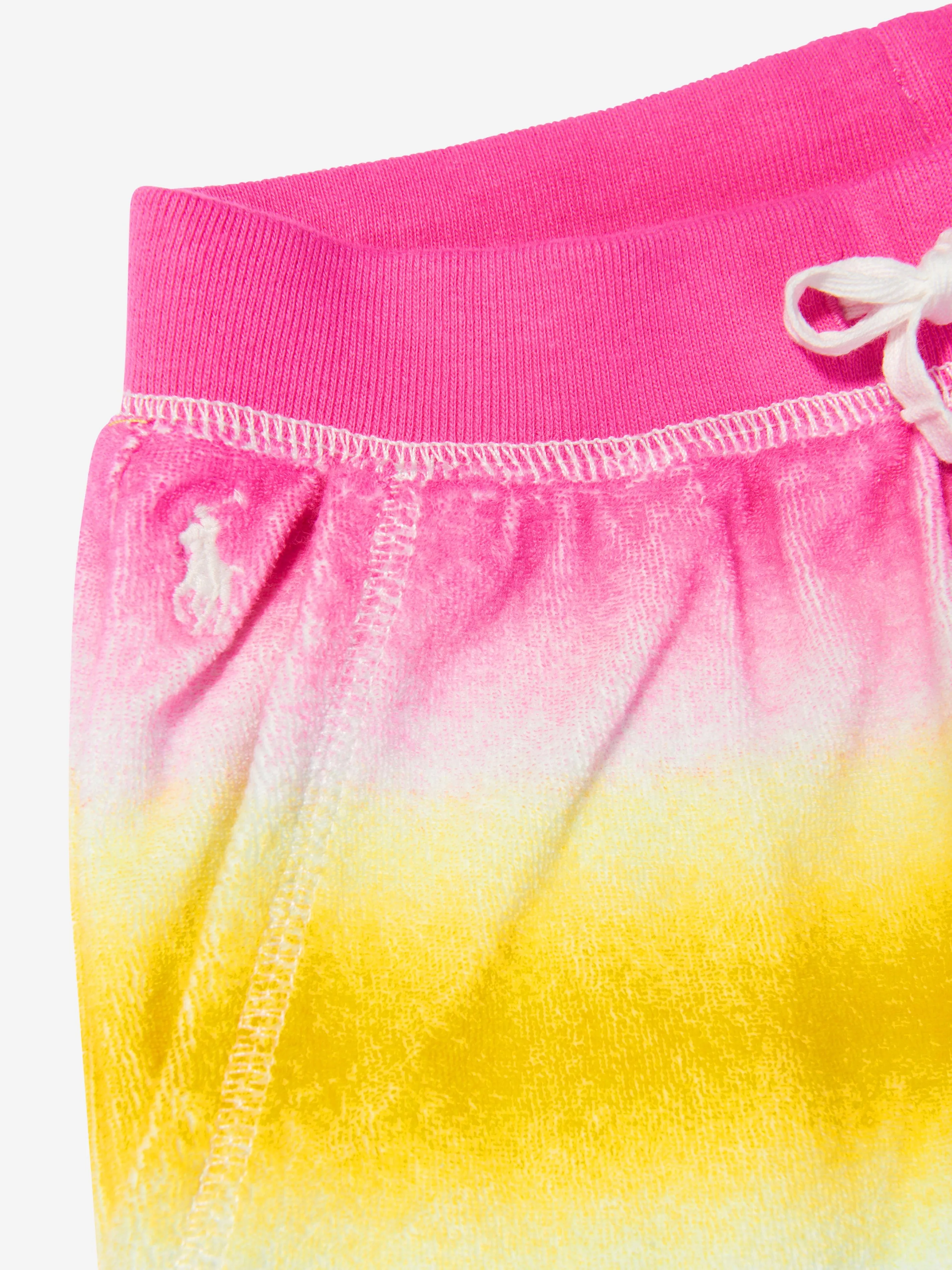 Ralph Lauren Girls Terry Tie Dye Towelling Swimwear Coverup Shorts