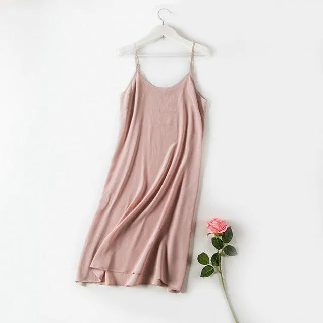 Real Silk Nightgowns Comfortable SILK
