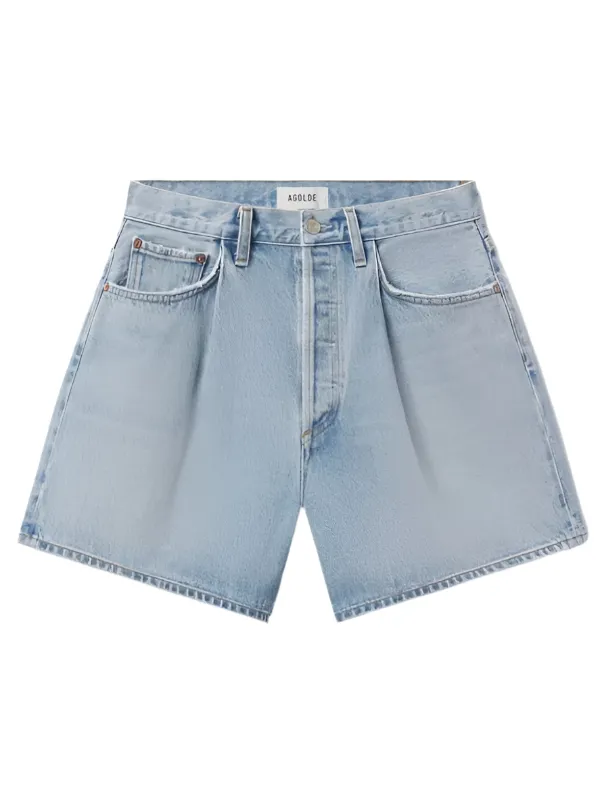 Rhoda Pleated A-line Short in Raft