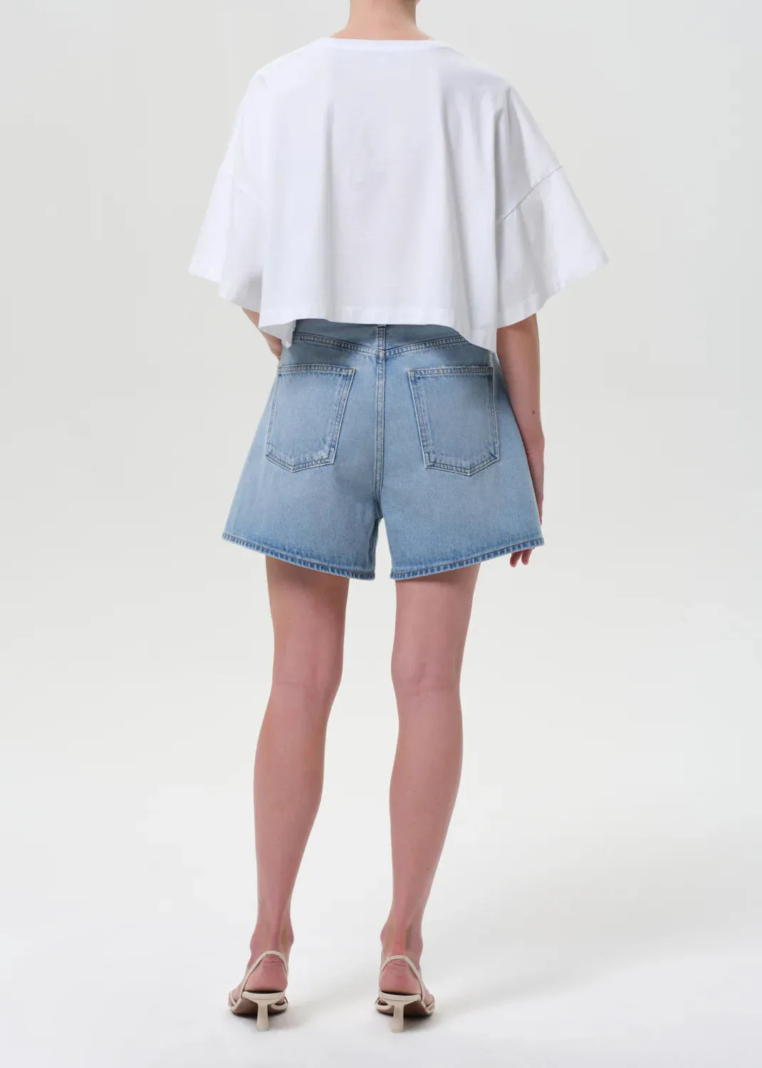 Rhoda Pleated A-line Short in Raft