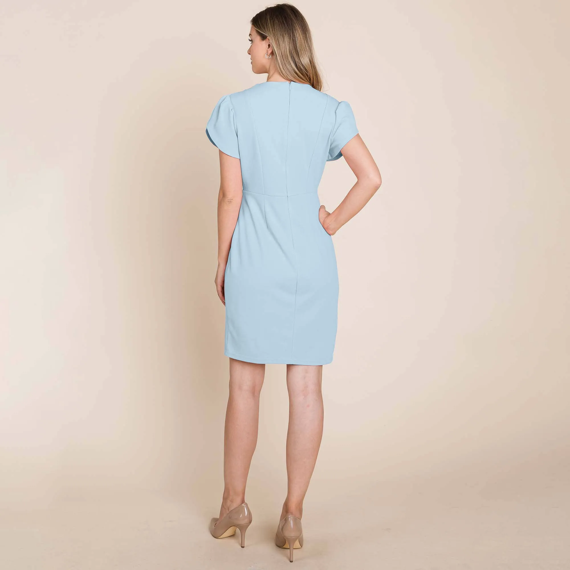ROLYPOLY - Puff Short Sleeve Bodycon Dress