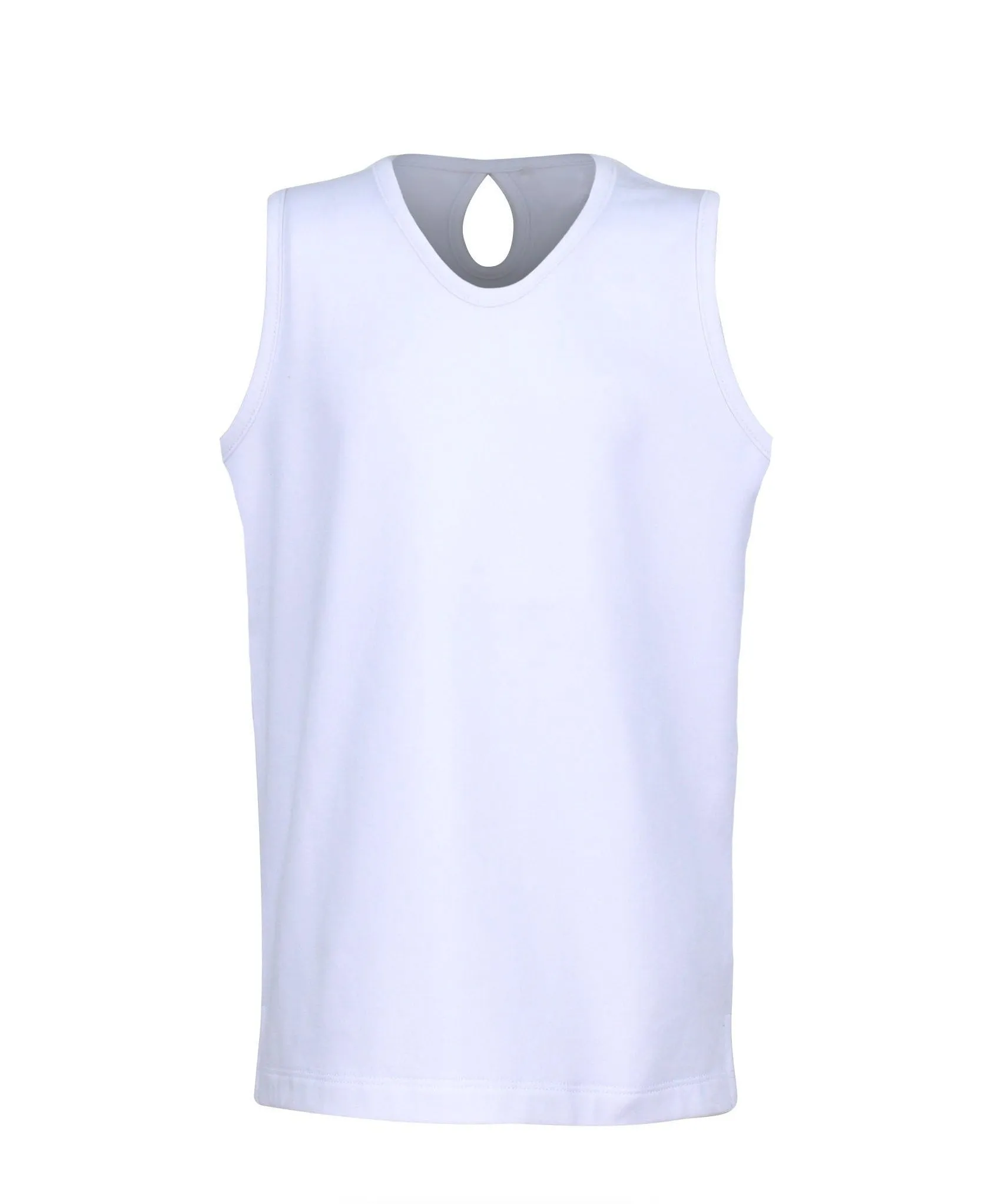 Santorini Island Tank White