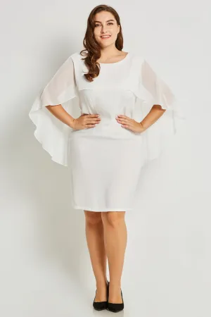 Sheath Polyester Prom Dresses Knee Length