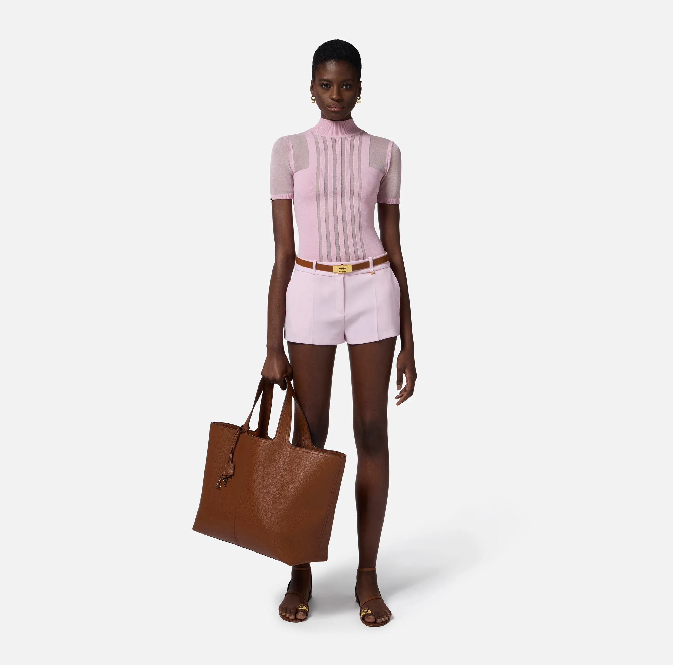 Shorts in lightweight cool wool fabric