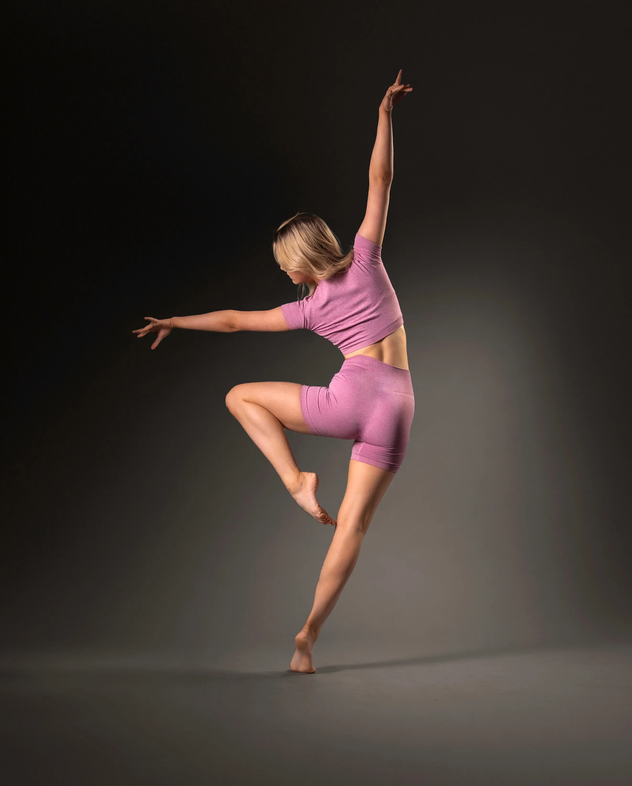 Silky Active High Waisted Seamless Shorts  - Purple