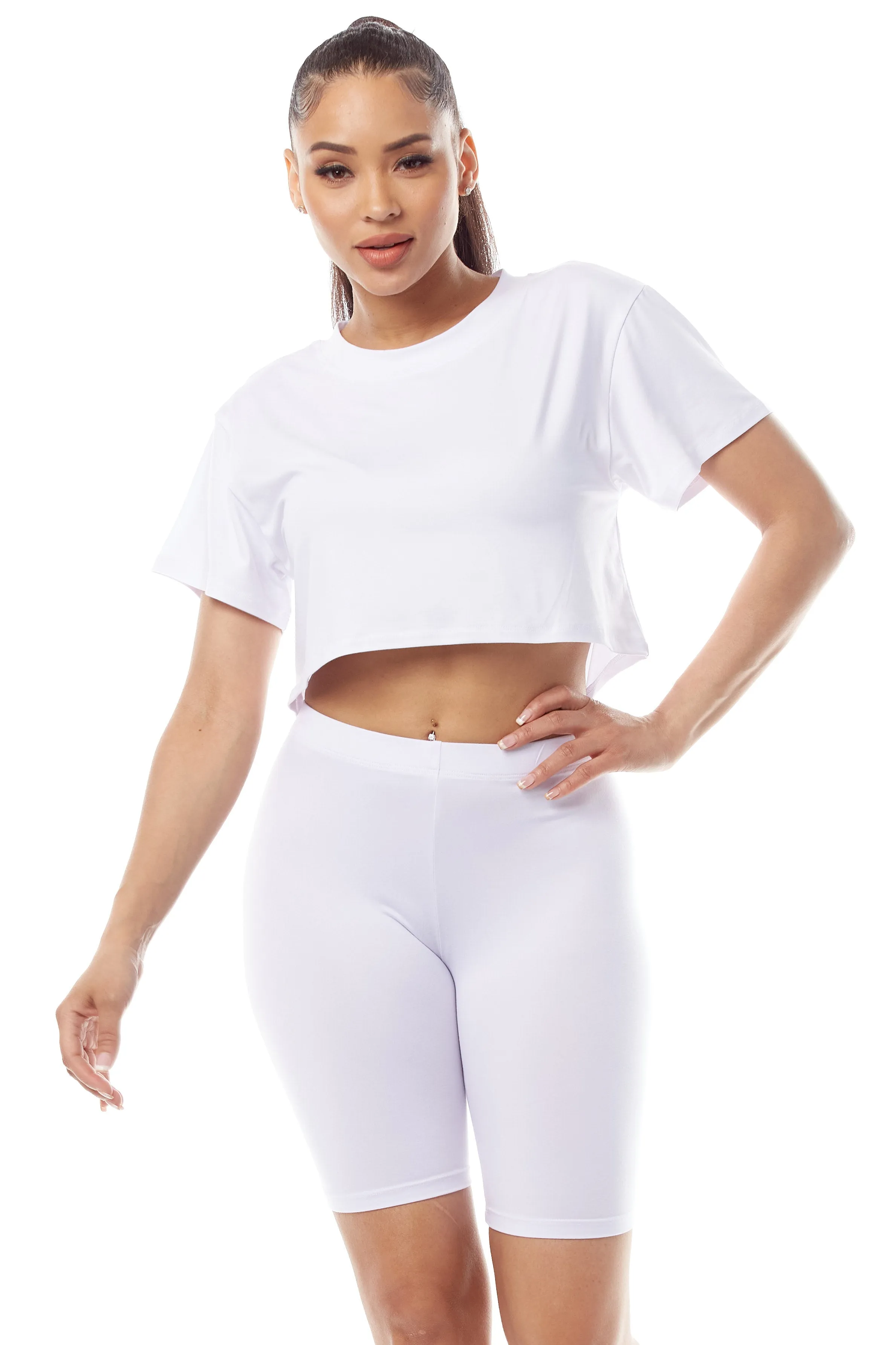 Sporty Crop Top T-Shirt