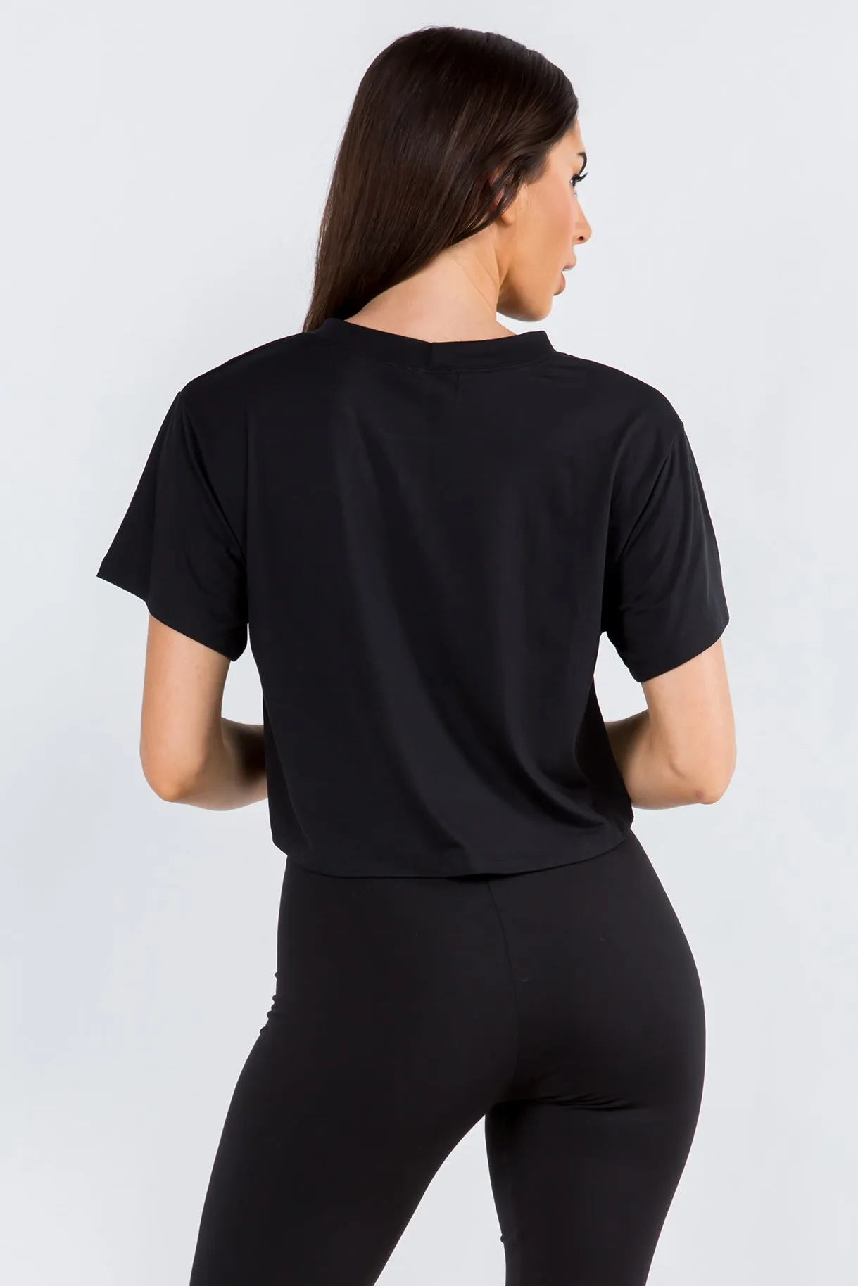 Sporty Crop Top T-Shirt