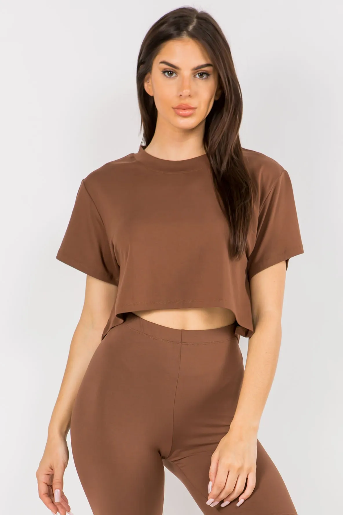 Sporty Crop Top T-Shirt