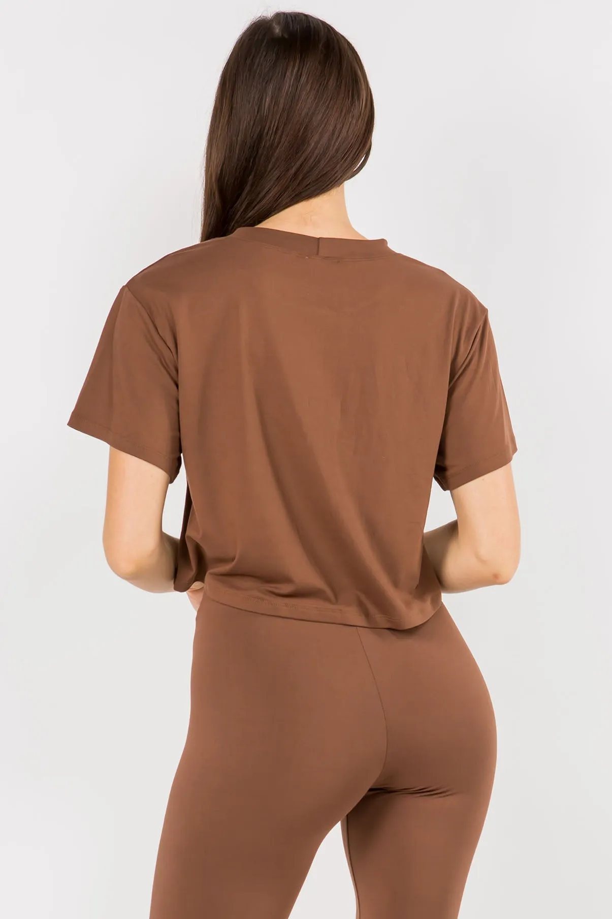 Sporty Crop Top T-Shirt