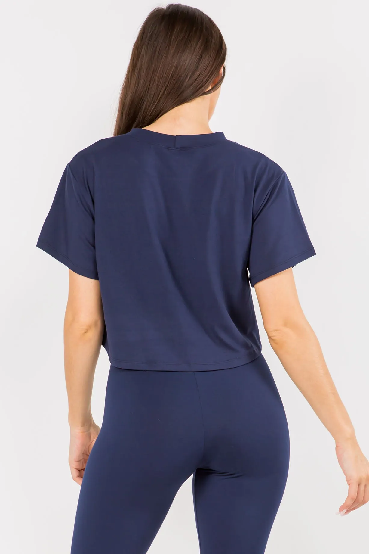Sporty Crop Top T-Shirt