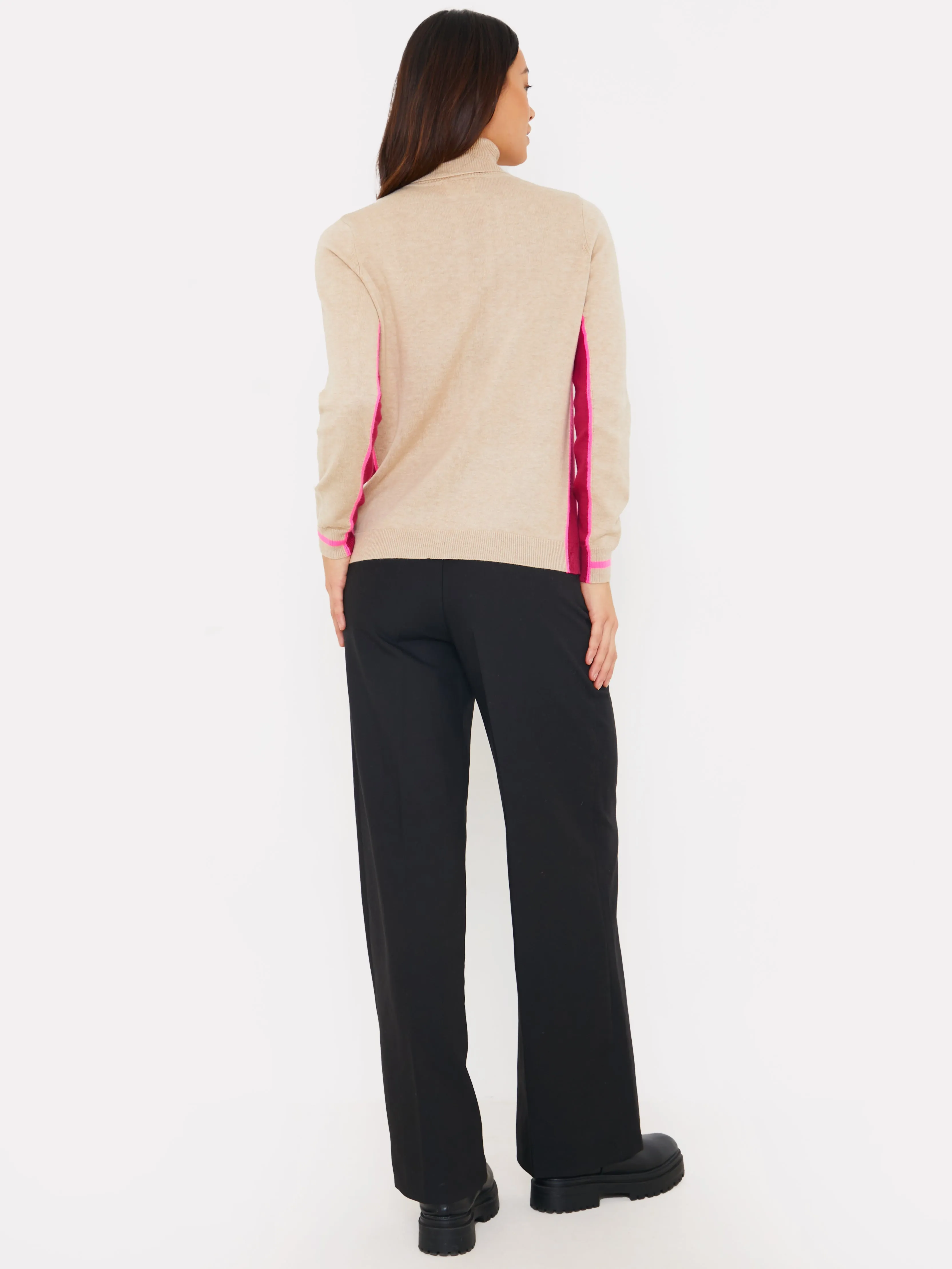 Sporty Roll Neck