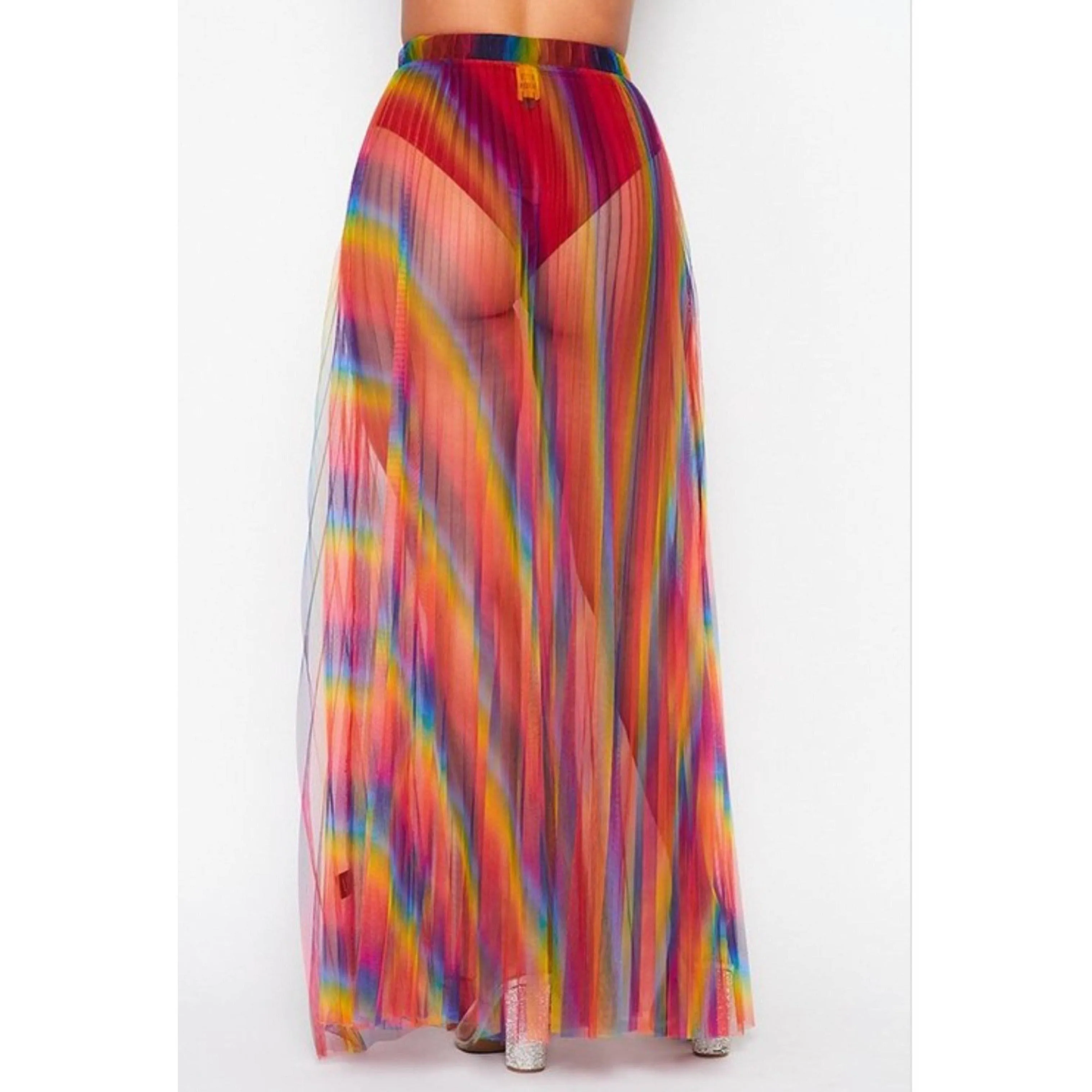 Striped Rainbow Skirt