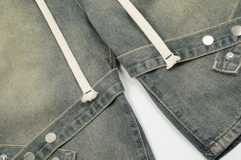 Stylish Black Cargo Shorts Straps