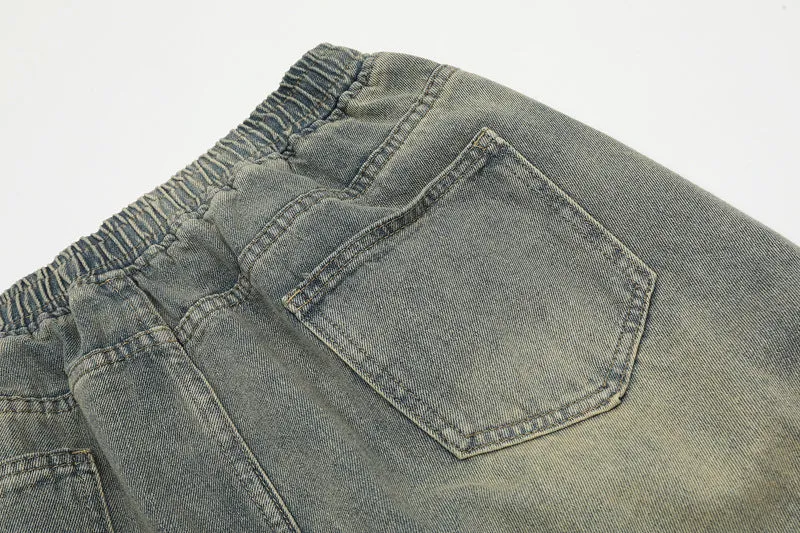 Stylish Black Cargo Shorts Straps