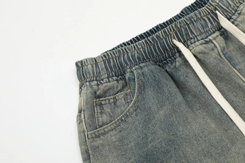 Stylish Black Cargo Shorts Straps