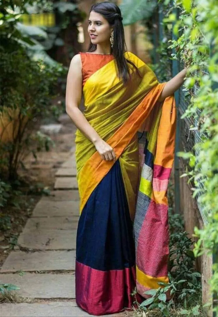 Stylish Handloom Cotton Silk Saree's