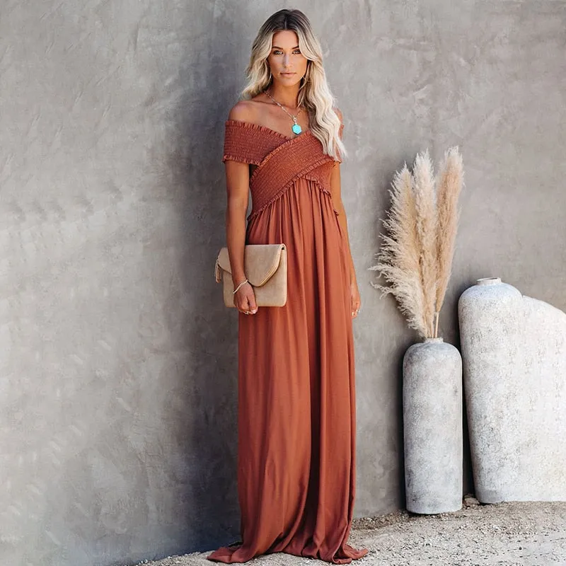 Summer Chic Womens Tight& Flare Trendy Summer Dress