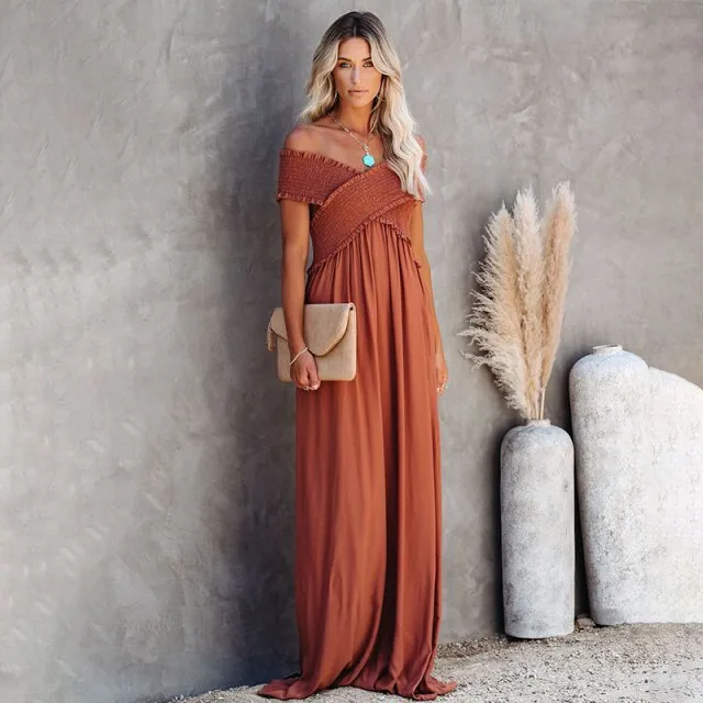 Summer Chic Womens Tight& Flare Trendy Summer Dress
