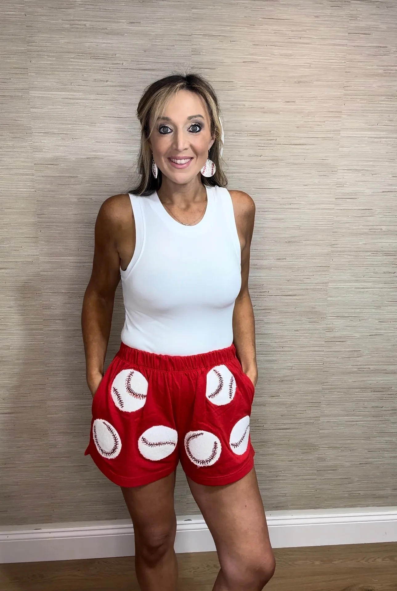 Take me out to the ball game shorts