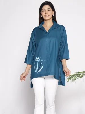 Teal Rayon ShirtTop - Lavanta