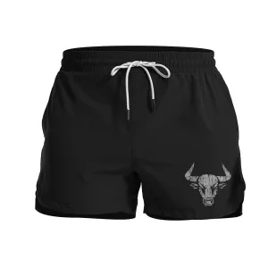 The Cool Bull Graphic Shorts