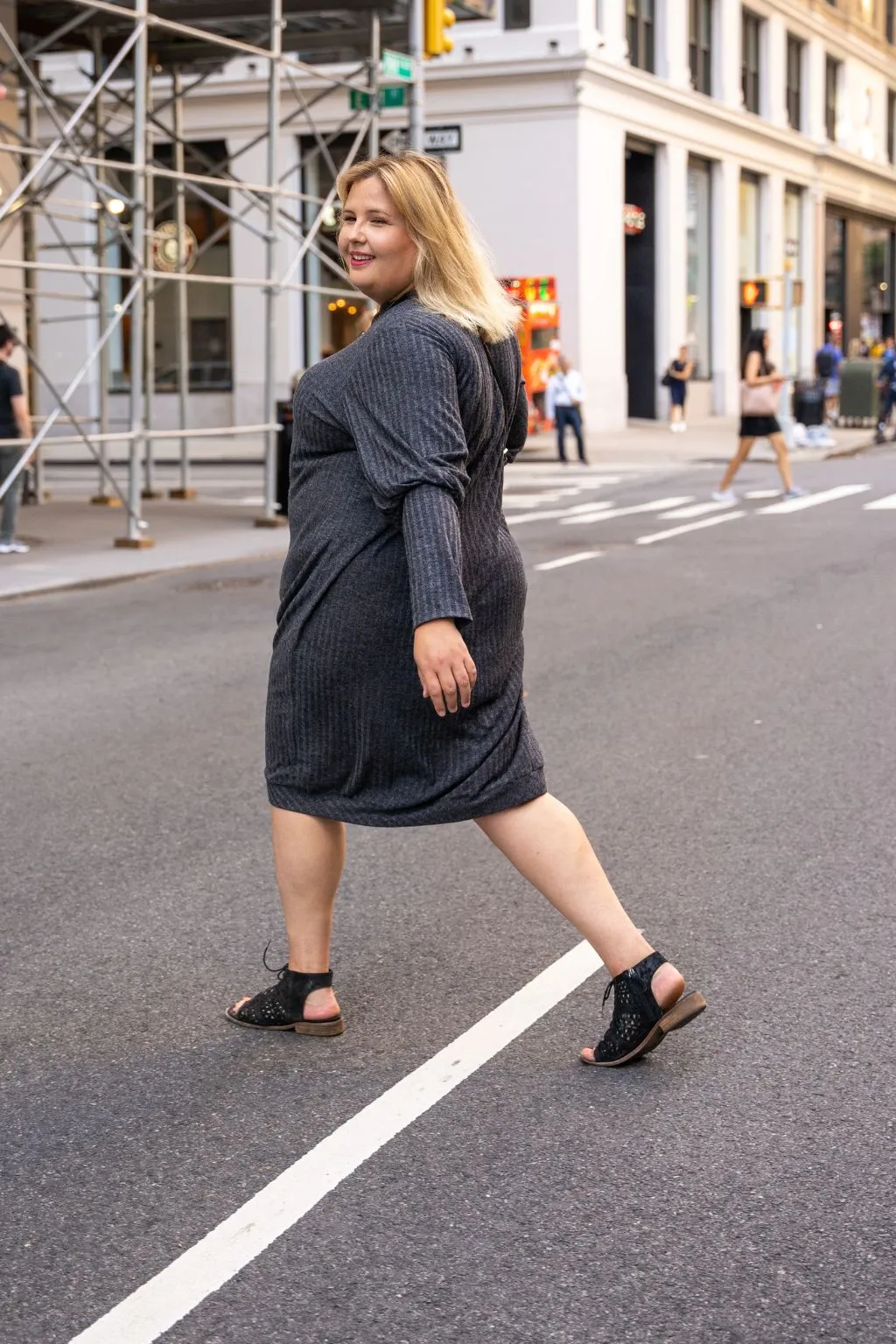 The Snuggle Dress (Lightweight Charcoal)