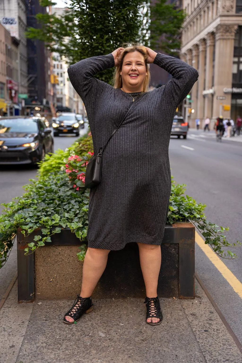 The Snuggle Dress (Lightweight Charcoal)