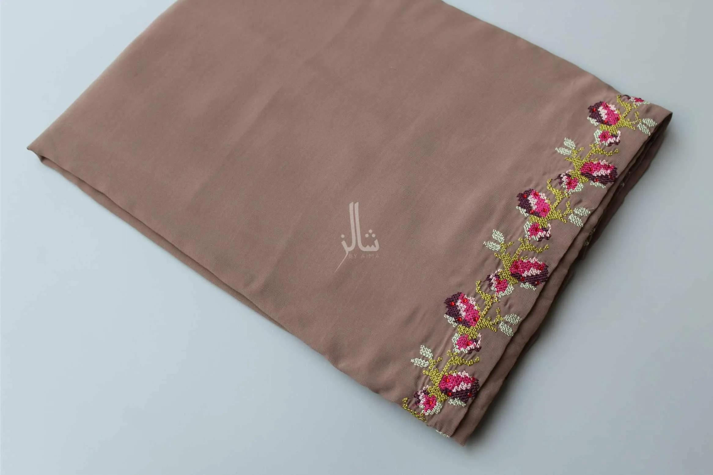 The Stylish Embroidered Elegance - Skin