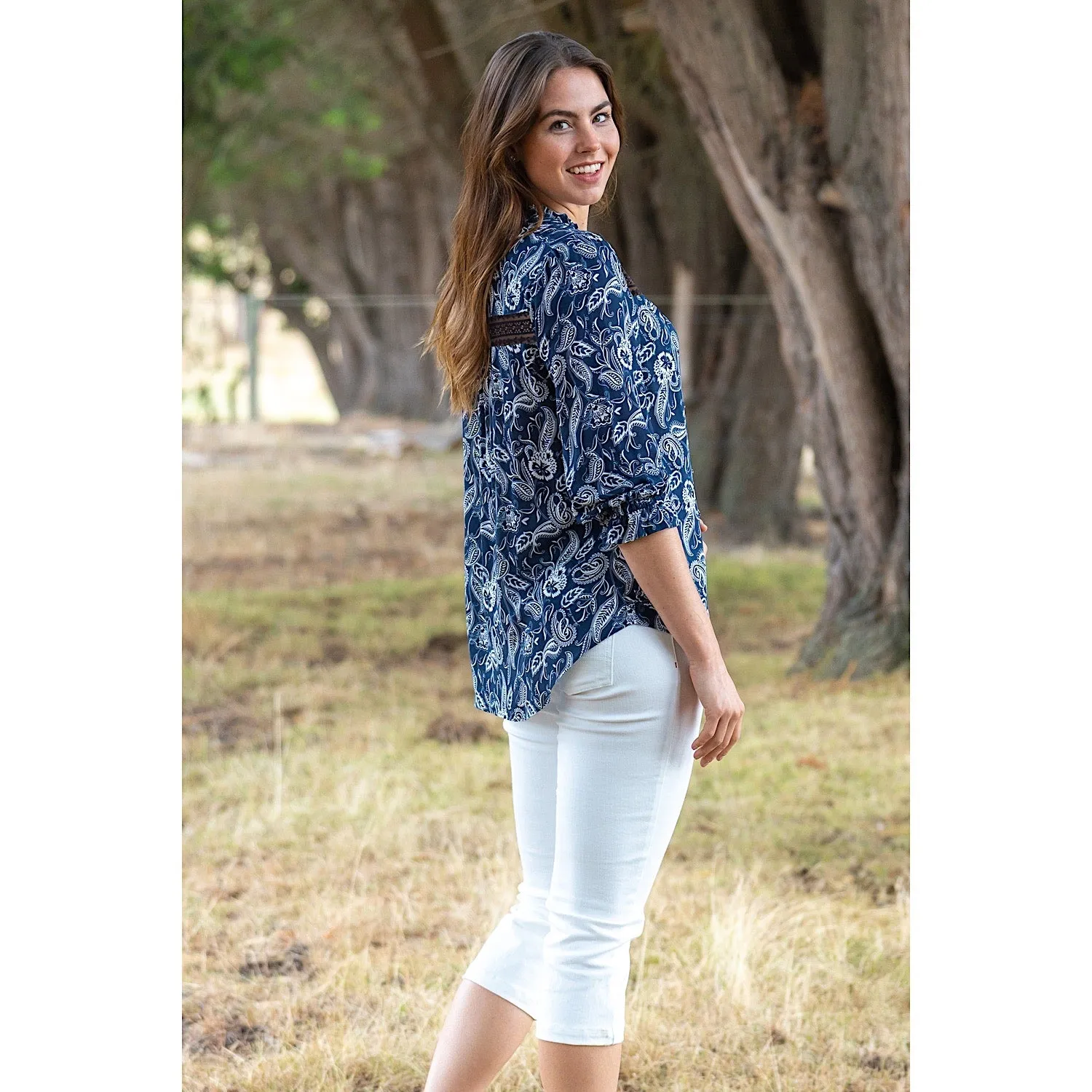 Thomas Cook Womens Ida Blouse Navy