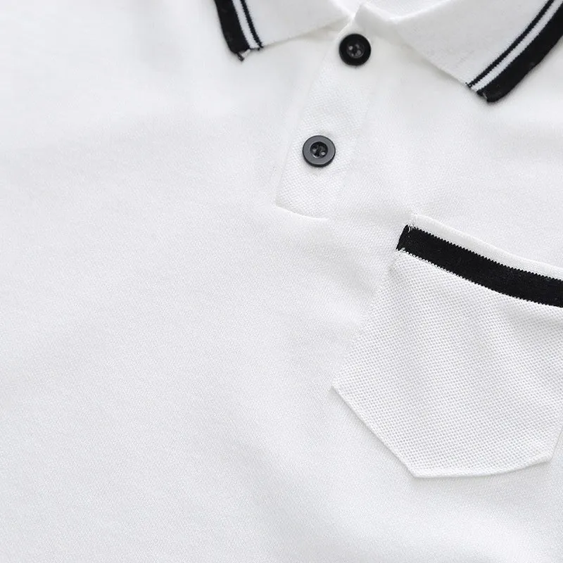 Toddler Boy Clothing Sets Classic Contrast Ensemble