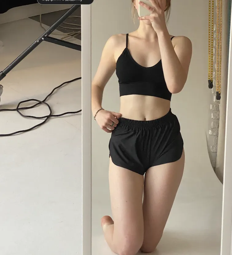 Twerk shorts with side slits, Booty shorts