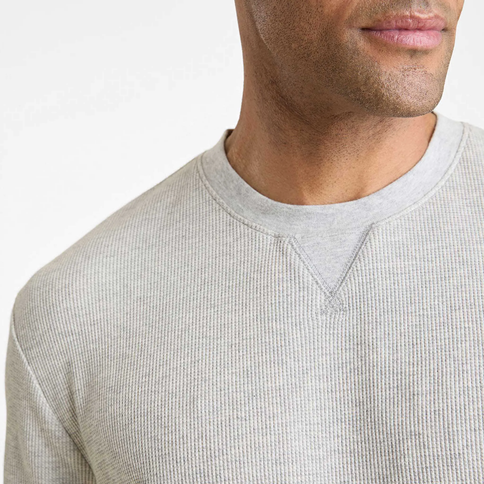 Waffle T-Shirt | Heather Grey