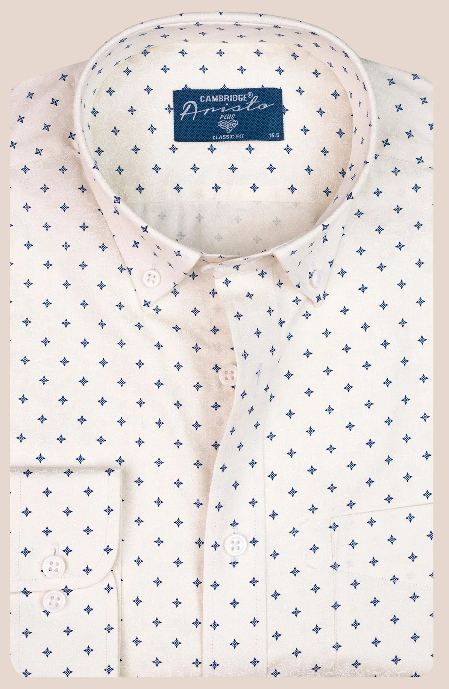 White Jacquard Shirt