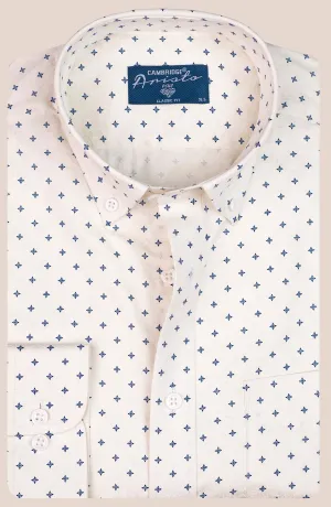 White Jacquard Shirt