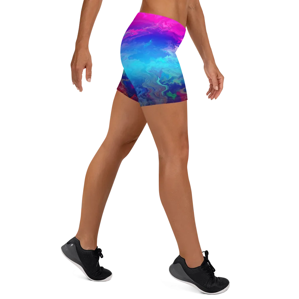 Women's Tight Short - Mountain Dream