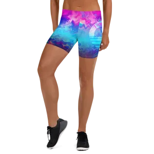 Women's Tight Short - Mountain Dream