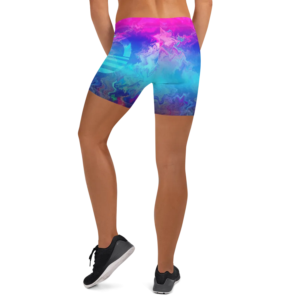 Women's Tight Short - Mountain Dream