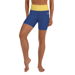 Women's Yoga Shorts - Evening Sun