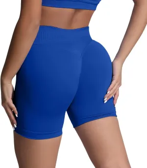 Workout Shorts Legging for Women Scrunch Seamless Athletic Running Shorts Soft High Waist Stretch Gym Shorts